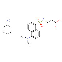 1093-97-6 cyclohexylazanium;3-[[5-(dimethylamino)naphthalen-1-yl]sulfonylamino]propanoate chemical structure