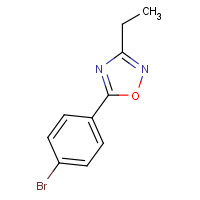 884199-48-8 5-(4-bromophenyl)-3-ethyl-1,2,4-oxadiazole chemical structure