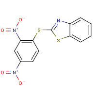 4230-91-5 2-(2,4-dinitrophenyl)sulfanyl-1,3-benzothiazole chemical structure