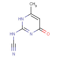 7152-19-4 (6-methyl-4-oxo-1H-pyrimidin-2-yl)cyanamide chemical structure