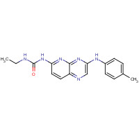 938444-93-0 1-ethyl-3-[3-(4-methylanilino)pyrido[2,3-b]pyrazin-6-yl]urea chemical structure