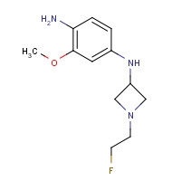 1375465-27-2 4-N-[1-(2-fluoroethyl)azetidin-3-yl]-2-methoxybenzene-1,4-diamine chemical structure