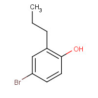 18980-22-8 4-bromo-2-propylphenol chemical structure