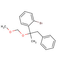 906673-49-2 1-bromo-2-[2-(methoxymethoxy)-1-phenylpropan-2-yl]benzene chemical structure