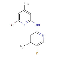 1411772-36-5 6-bromo-N-(5-fluoro-4-methylpyridin-2-yl)-4-methylpyridin-2-amine chemical structure
