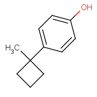 91876-30-1 4-(1-methylcyclobutyl)phenol chemical structure