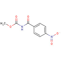26972-04-3 methyl N-(4-nitrobenzoyl)carbamate chemical structure