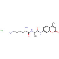 103404-62-2 2,6-diamino-N-[1-[(4-methyl-2-oxochromen-7-yl)amino]-1-oxopropan-2-yl]hexanamide;hydrochloride chemical structure