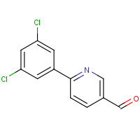 898796-01-5 6-(3,5-dichlorophenyl)pyridine-3-carbaldehyde chemical structure