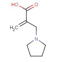163079-95-6 2-(pyrrolidin-1-ylmethyl)prop-2-enoic acid chemical structure