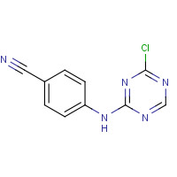 267240-51-7 4-[(4-chloro-1,3,5-triazin-2-yl)amino]benzonitrile chemical structure
