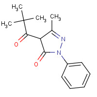 188432-24-8 4-(2,2-dimethylpropanoyl)-5-methyl-2-phenyl-4H-pyrazol-3-one chemical structure