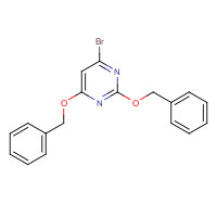 70523-27-2 4-bromo-2,6-bis(phenylmethoxy)pyrimidine chemical structure