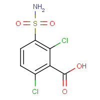 72290-28-9 2,6-dichloro-3-sulfamoylbenzoic acid chemical structure