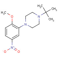 177488-99-2 1-tert-butyl-4-(2-methoxy-5-nitrophenyl)piperazine chemical structure