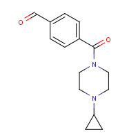 929622-21-9 4-(4-cyclopropylpiperazine-1-carbonyl)benzaldehyde chemical structure