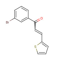 358656-23-2 1-(3-bromophenyl)-3-thiophen-2-ylprop-2-en-1-one chemical structure