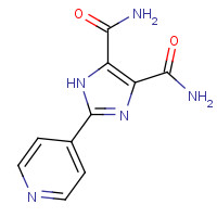 51294-31-6 2-pyridin-4-yl-1H-imidazole-4,5-dicarboxamide chemical structure