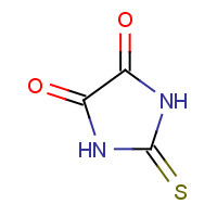 496-89-9 2-sulfanylideneimidazolidine-4,5-dione chemical structure