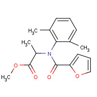 57646-30-7 methyl 2-[N-(furan-2-carbonyl)-2,6-dimethylanilino]propanoate chemical structure