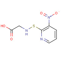 77357-00-7 2-[(3-nitropyridin-2-yl)sulfanylamino]acetic acid chemical structure
