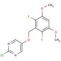 1453211-61-4 2-chloro-5-[(2,6-difluoro-3,5-dimethoxyphenyl)methoxy]pyrimidine chemical structure