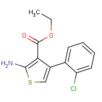 325724-66-1 ethyl 2-amino-4-(2-chlorophenyl)thiophene-3-carboxylate chemical structure