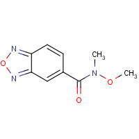 1202376-75-7 N-methoxy-N-methyl-2,1,3-benzoxadiazole-5-carboxamide chemical structure