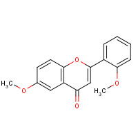 156464-92-5 6-methoxy-2-(2-methoxyphenyl)chromen-4-one chemical structure