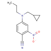 821776-44-7 4-[cyclopropylmethyl(propyl)amino]-2-nitrobenzonitrile chemical structure
