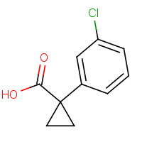 124276-34-2 1-(3-chlorophenyl)cyclopropane-1-carboxylic acid chemical structure