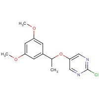1453211-59-0 2-chloro-5-[1-(3,5-dimethoxyphenyl)ethoxy]pyrimidine chemical structure