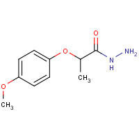 213412-32-9 2-(4-methoxyphenoxy)propanehydrazide chemical structure