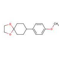 5309-15-9 8-(4-methoxyphenyl)-1,4-dioxaspiro[4.5]decane chemical structure