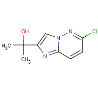 1201924-77-7 2-(6-chloroimidazo[1,2-b]pyridazin-2-yl)propan-2-ol chemical structure