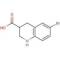 885278-13-7 6-bromo-1,2,3,4-tetrahydroquinoline-3-carboxylic acid chemical structure