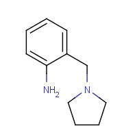 55727-59-8 2-(pyrrolidin-1-ylmethyl)aniline chemical structure