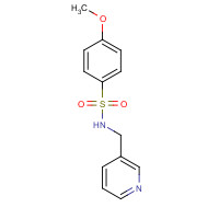 206258-93-7 4-methoxy-N-(pyridin-3-ylmethyl)benzenesulfonamide chemical structure