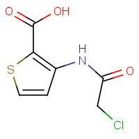 648858-95-1 3-[(2-chloroacetyl)amino]thiophene-2-carboxylic acid chemical structure