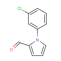 86454-33-3 1-(3-chlorophenyl)pyrrole-2-carbaldehyde chemical structure