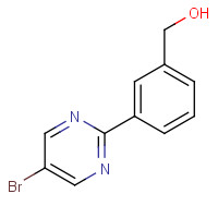 1092568-90-5 [3-(5-bromopyrimidin-2-yl)phenyl]methanol chemical structure