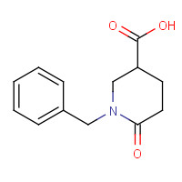 32749-55-6 1-benzyl-6-oxopiperidine-3-carboxylic acid chemical structure
