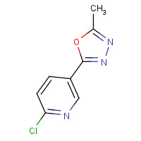 70291-28-0 2-(6-chloropyridin-3-yl)-5-methyl-1,3,4-oxadiazole chemical structure