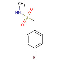 172517-39-4 1-(4-bromophenyl)-N-methylmethanesulfonamide chemical structure
