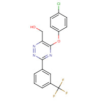 921620-31-7 [5-(4-chlorophenoxy)-3-[3-(trifluoromethyl)phenyl]-1,2,4-triazin-6-yl]methanol chemical structure