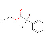 55004-59-6 ethyl 2-bromo-2-phenylpropanoate chemical structure