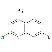 89446-52-6 7-bromo-2-chloro-4-methylquinoline chemical structure