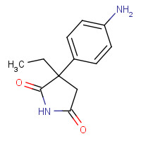 91567-07-6 3-(4-aminophenyl)-3-ethylpyrrolidine-2,5-dione chemical structure