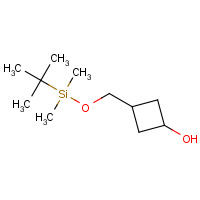 1245647-19-1 3-[[tert-butyl(dimethyl)silyl]oxymethyl]cyclobutan-1-ol chemical structure