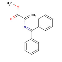 118553-21-2 methyl 2-(benzhydrylideneamino)prop-2-enoate chemical structure